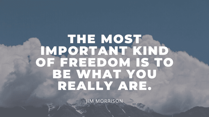 The most important kind of freedom is to be what you really are. - 42 Personality Quotes on Success | Wise Saying