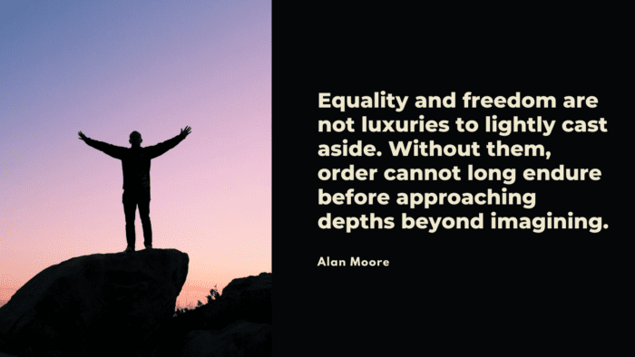 Equality and freedom are not luxuries to lightly cast aside. Without them order cannot long endure before approaching depths beyond imagining. - 21 Freedom Quotes to show that Independence is Everyone Wish