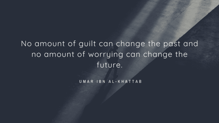 No amount of guilt can change the past and no amount of worrying can change the future. - 60 Quotes on Regret in Life will Open Your Eyes