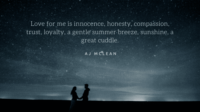 Love for me is innocence honesty compassion trust loyalty a gentle summer breeze sunshine a great cuddle. - 20 Romance Quotes About Cuddle for your partner
