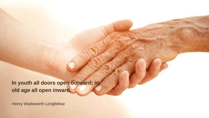 In youth all doors open outward in old age all open inward. - 30 Old Age Quotes Will Lead You to Wisdom