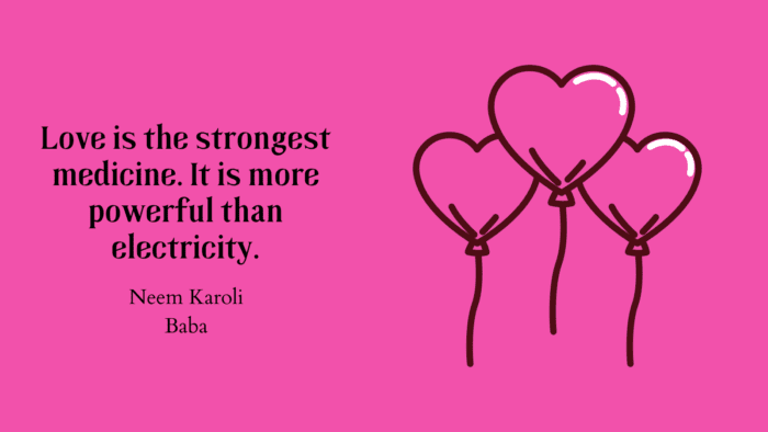 Love is the strongest medicine. It is more powerful than electricity. - 20 Quotes About Electric Love as IG Captions