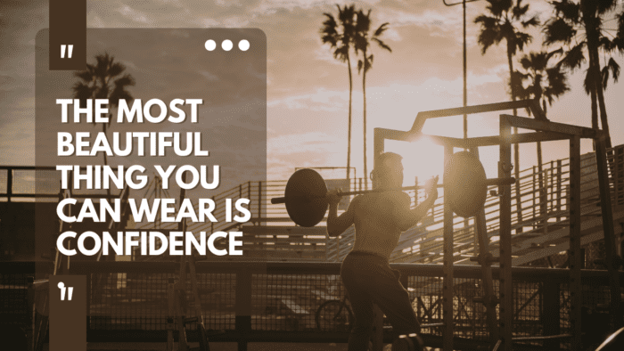 The most beautiful thing you can wear is confidence - Beauty in Bite-Sized Quotes: 25 Gems to Inspire