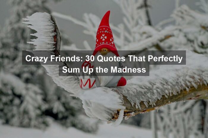Crazy Friends: 30 Quotes That Perfectly Sum Up the Madness