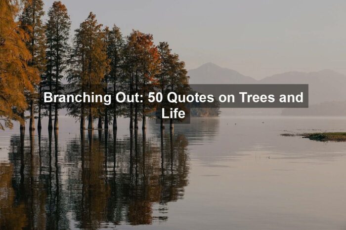 Branching Out: 50 Quotes on Trees and Life